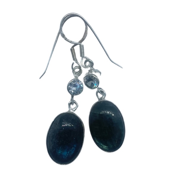 Labradorite Earrings - Picture 1 of 1